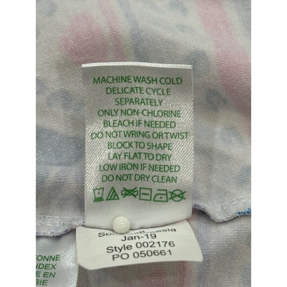 Lilly Pulitzer Sophie Dress Flock Together Blue & Pink 3/4 Sleeve Womens Size S - Picture 9 of 9